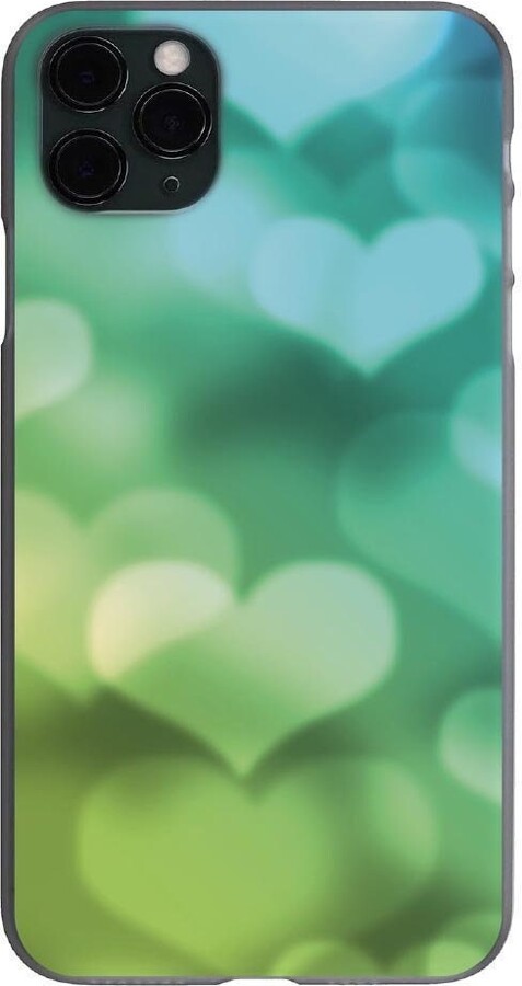 Cute Aesthetic Rainbow Hearts Fade Blue To Green Case For Iphone 7 8 X Xs Xr Se 11 12 13 14 Pro Max Mini Note S10 S10Plus S20 S21 20Plus
