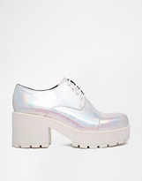 Thumbnail for your product : Vagabond Dioon Silver Metallic Heeled Shoes