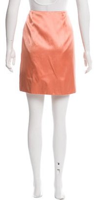 Prada Asymmetrical Silk Skirt