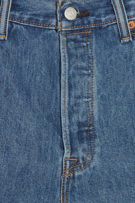 Vetements Levis High-rise Slim-leg Jeans - Mid denim