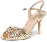 Thumbnail for your product : Gold 'Spiral' Strappy Sandals