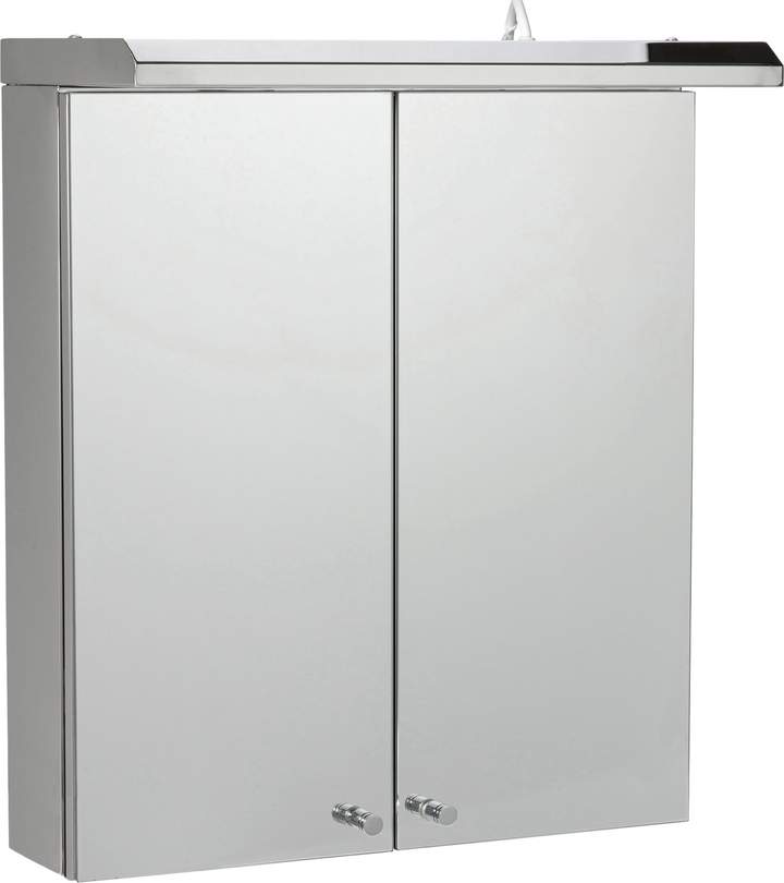 Argos Home Illuminated Mirrored 2 Door ShopStyle Bathroom