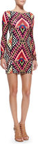 Thumbnail for your product : Mara Hoffman Scoop-Back Printed Jersey Minidress