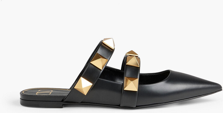 Valentino Garavani Roman Stud leather mules