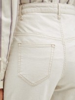 Thumbnail for your product : Etoile Isabel Marant Corfy High-rise Tapered-leg Jeans - Ivory