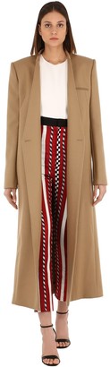 Haider Ackermann Double Breasted Wool Blend Coat