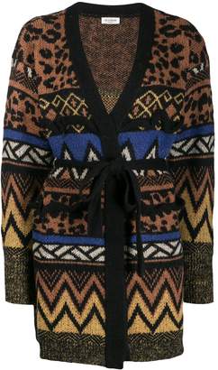 Twin-Set jacquard-knit cardigan