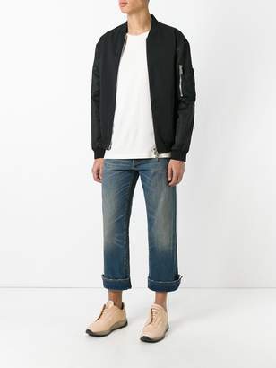 Maison Margiela turn-up cuffs cropped jeans