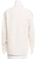 Thumbnail for your product : Thierry Mugler Wool Mock Neck Sweater