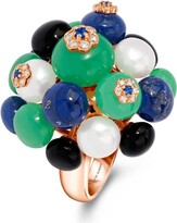 Thumbnail for your product : David Morris 18kt rose gold Forest Berry Bouquet ring