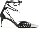 Thumbnail for your product : Alexander McQueen Self-Tie Ankle Sandals