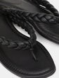 Thumbnail for your product : Lafayette 148 New York Nappa Leather Hand Braided Sandal