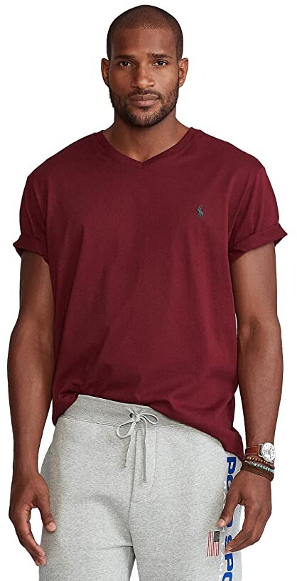 Polo Ralph Lauren Big & Tall Short Sleeve V-Neck T-Shirt - ShopStyle