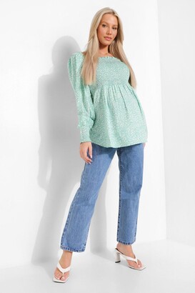 boohoo smock top