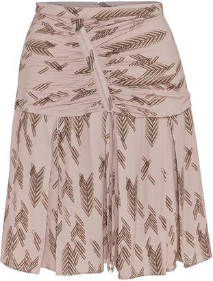 Oxford Taylor Drawstring Skirt