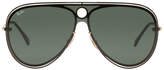 Thumbnail for your product : Ray-Ban Black and Gold Pilot Aviator Sunglasses