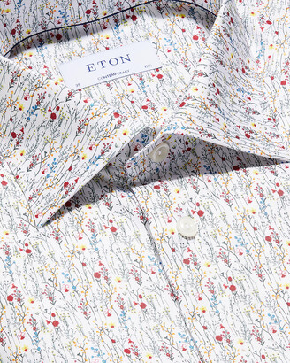 Eton Men's Contemporary-Fit Floral Dress Shirt