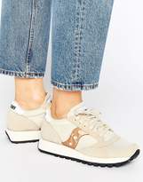 Thumbnail for your product : Saucony Exclusive Jazz Original Vintage Sneakers In Cream & Rose Gold