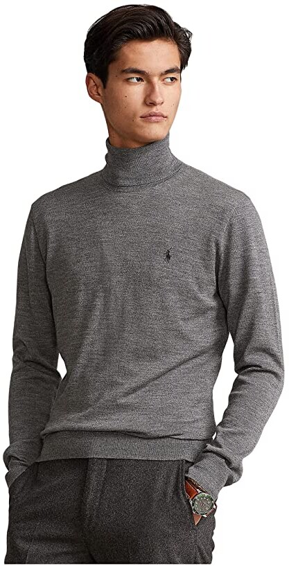 Polo Ralph Lauren Washable Merino Turtleneck Sweater - ShopStyle