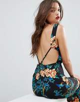 Thumbnail for your product : ASOS Cowl Neck Jumpsuit In Print