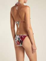 Thumbnail for your product : Dolce & Gabbana Floral Print Adjustable Bikini - Womens - Pink Multi