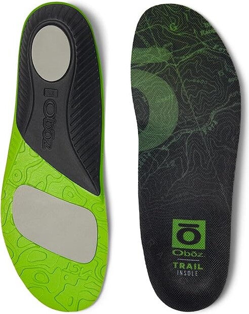 Oboz Trail Insole Insoles Foot Care Green : XXS (Women's 5.5-6.5)