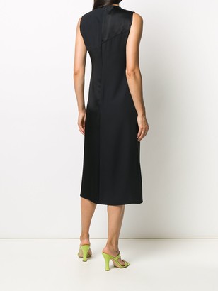 Versace Asymmetric Wrap-Style Dress