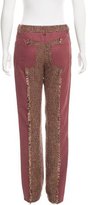 Thumbnail for your product : Chanel Tweed-Accented Straight-Leg Pants