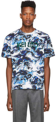 Kenzo Blue Paris Straight T-Shirt