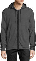 Thumbnail for your product : John Varvatos Waffle-Knit Zip-Front Hoodie