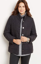 Thumbnail for your product : J. Jill Brushed-flannel puffer jacket