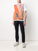 Thumbnail for your product : Valentino Yellow City graphic-print T-shirt