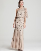 Thumbnail for your product : Adrianna Papell Gown - One Shoulder Sequin