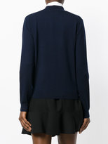 Thumbnail for your product : Markus Lupfer sequin embroidered rose Grace sweater