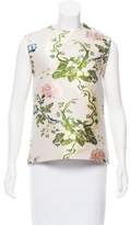 Thumbnail for your product : Calvin Klein Silk Patterned Top w/ Tags