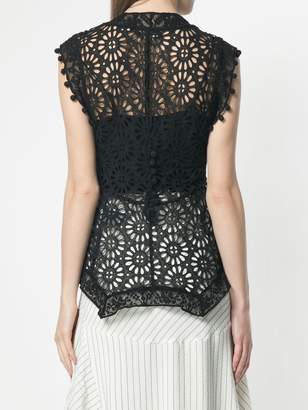 Isabel Marant sheer lace top