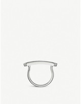 Thumbnail for your product : Monica Vinader Baja skinny sterling silver and diamond ring