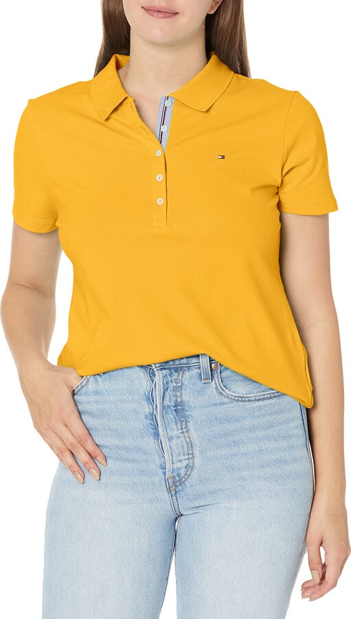Tommy Hilfiger Yellow Women's Tops | ShopStyle
