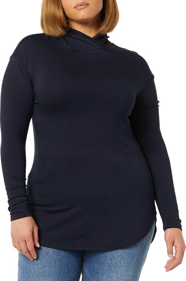 Daily Ritual  Brand Women's Plus Size Supersoft Terry Long-Sleeve  Hooded Pullover - ShopStyle