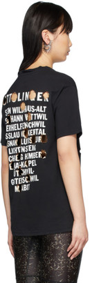 Ottolinger SSENSE Exclusive Black Burned T-Shirt