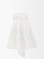 Thumbnail for your product : Aje Cantina Bow-embellished Mini Dress - Ivory