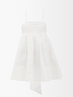 Aje Cantina Bow-embellished Mini Dress - Ivory