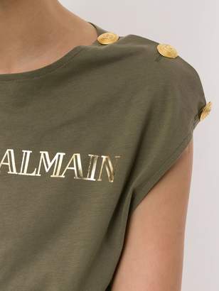 Pierre Balmain logo printed T-shirt