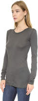 Thumbnail for your product : Enza Costa Bold Long Sleeve Crew Neck Tee