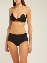 Thumbnail for your product : ALBUS LUMEN Halterneck Bikini Top - Black