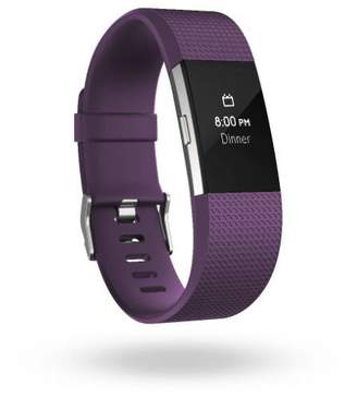 Fitbit Charge 2 Plum & Silver, Large