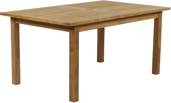 Barlow Tyrie Monaco Outdoor Rectangular Dining Table in Brown