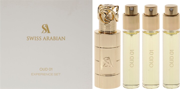 Oud 01 by Swiss Arabian for Unisex - 4 Pc Mini Gift Set 3 x 10ml ...