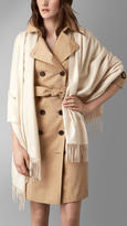 Thumbnail for your product : Burberry Embroidered Cashmere Stole