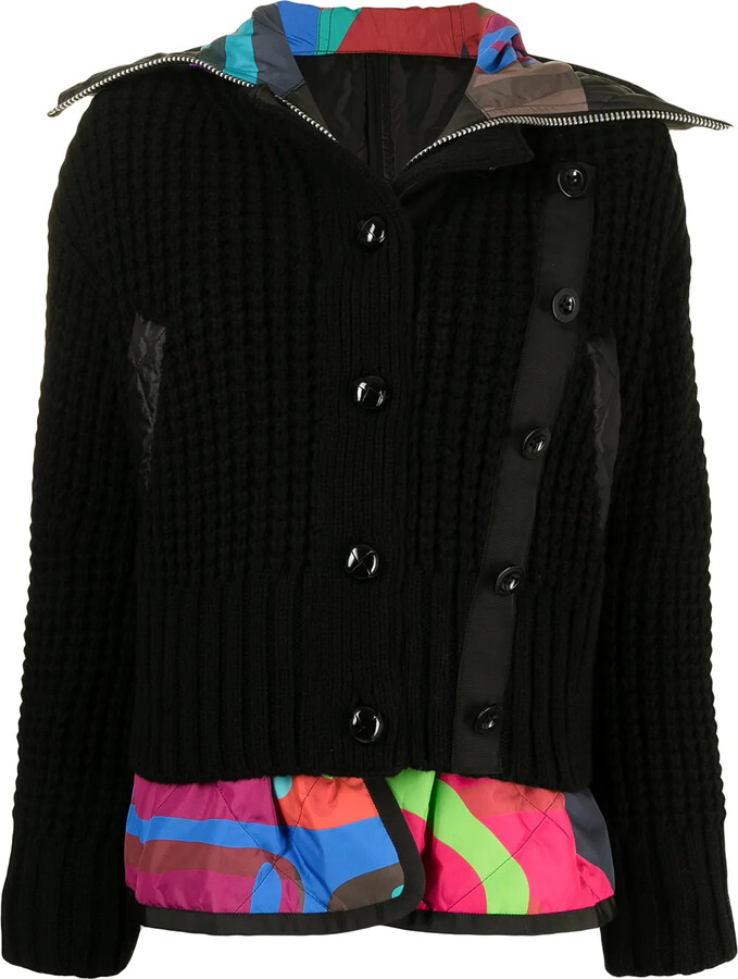 Sacai x KAWS deconstructed layered blouson
